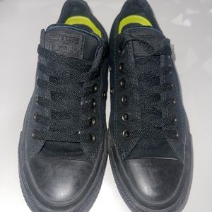All black converse, size 7